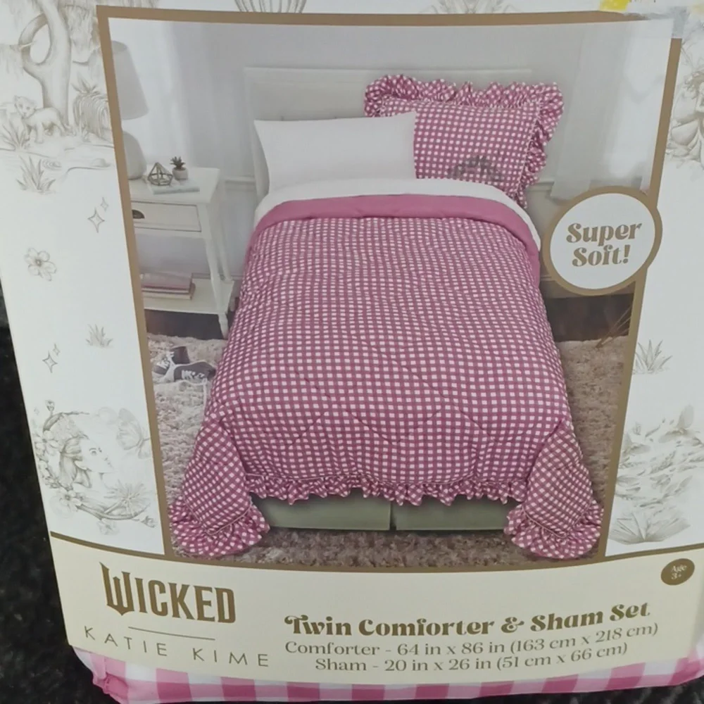 New Katie Kime Wicked:For Good Comforter Set Twin